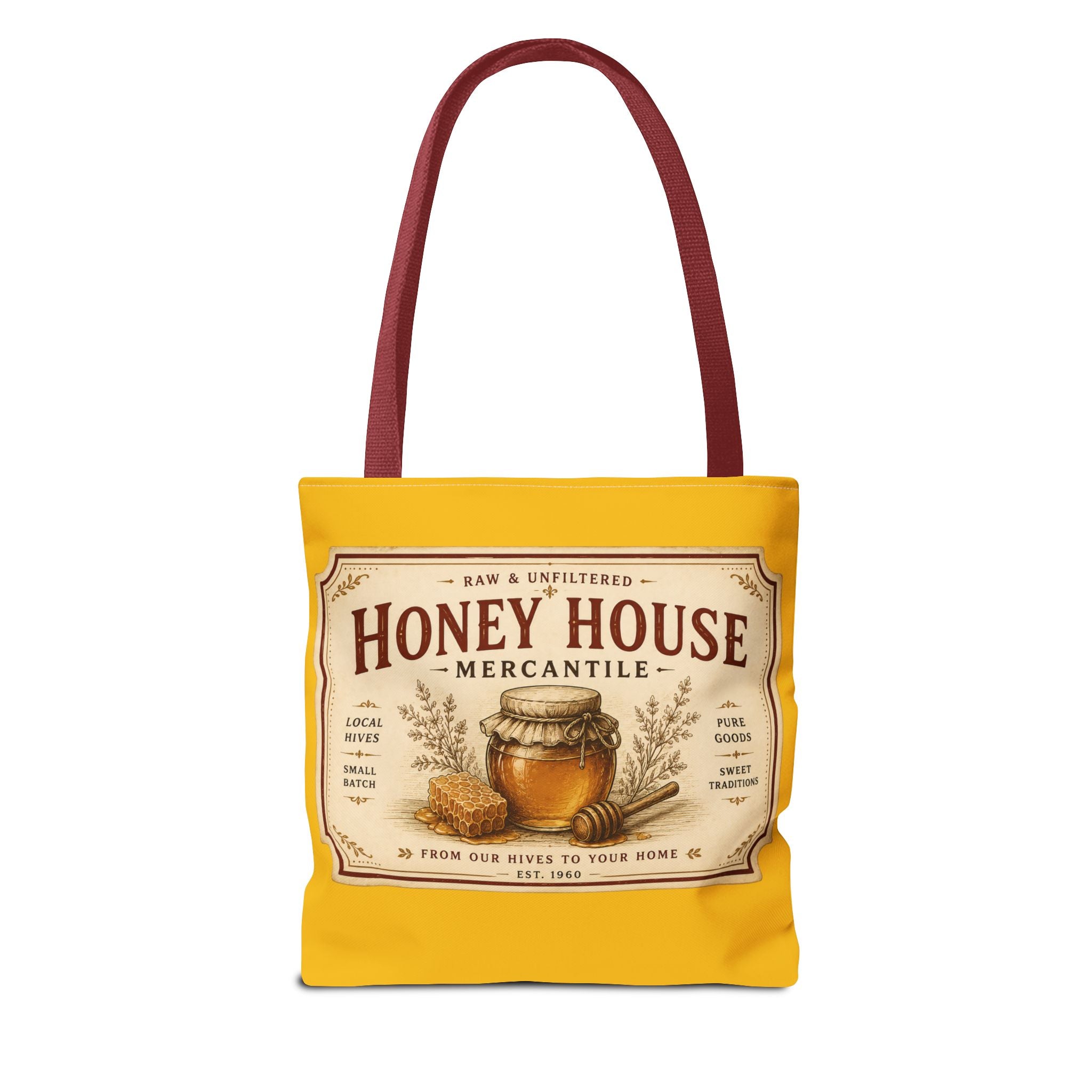Tote Bag — Honey House Vintage Honey Label Design - Creations by Chris and Carlos