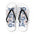 Flip Flops — Old Glory Patriotic Fireworks Design - Creations by Chris and Carlos