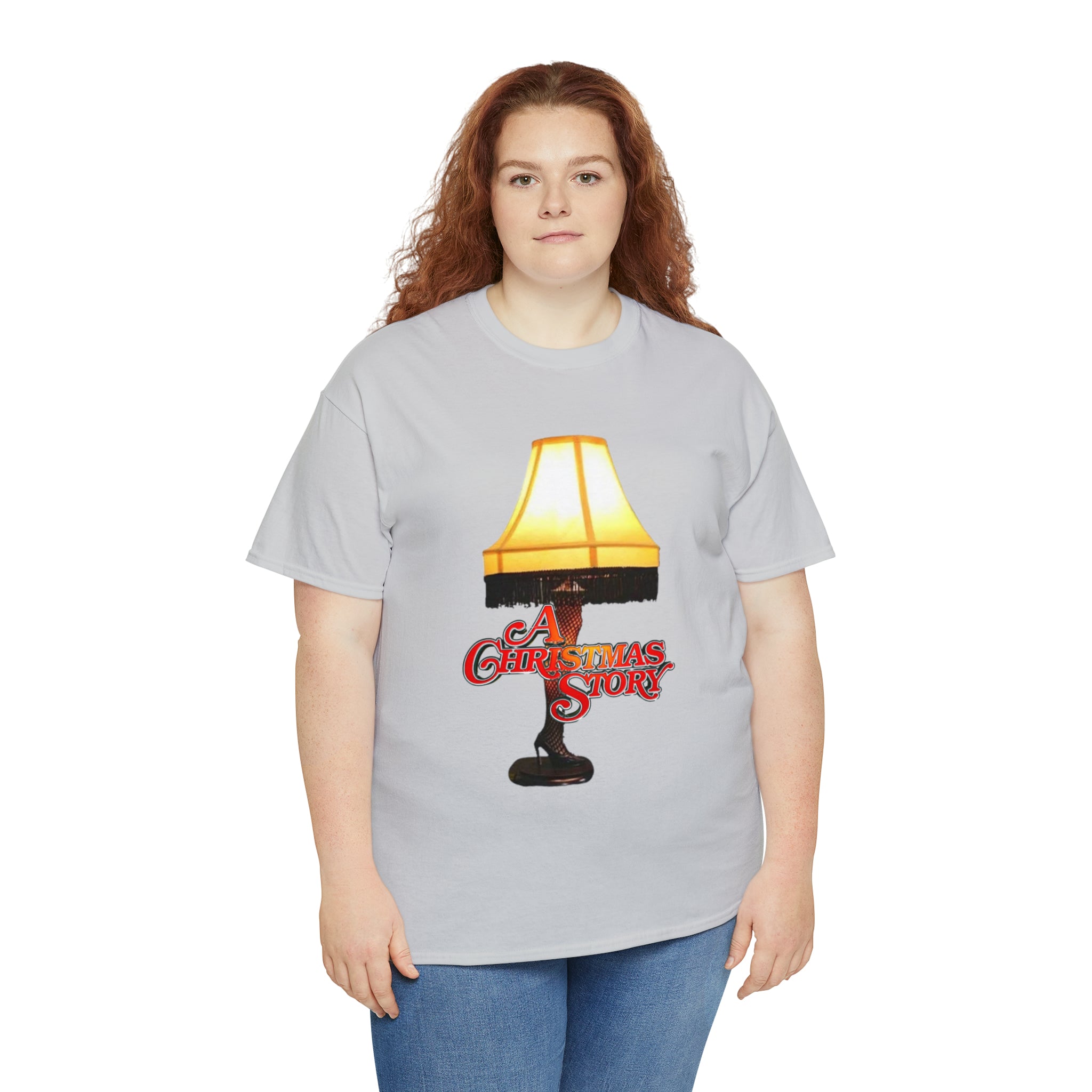 A Christmas Story- Leg Lamp Unisex Heavy Cotton T-Shirt - Creations by Chris and Carlos