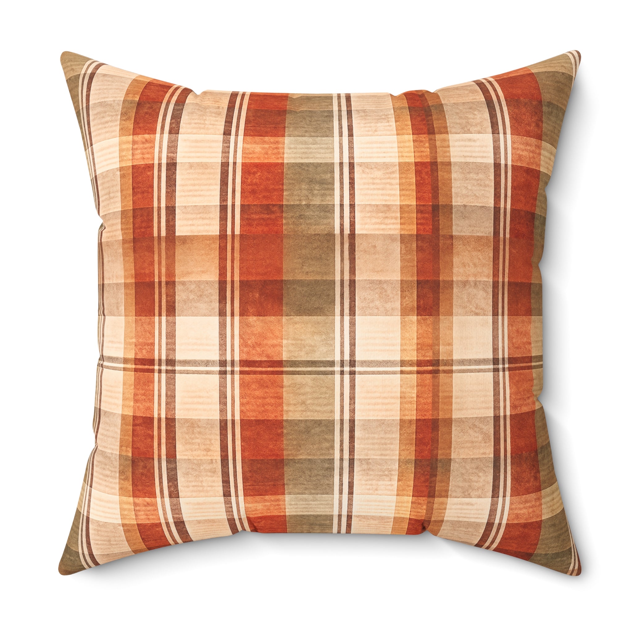 Old Soul Harvest™ Heirloom Plaid Throw Pillow - Throw Pillow from Old Soul Harvest Campfire Circle