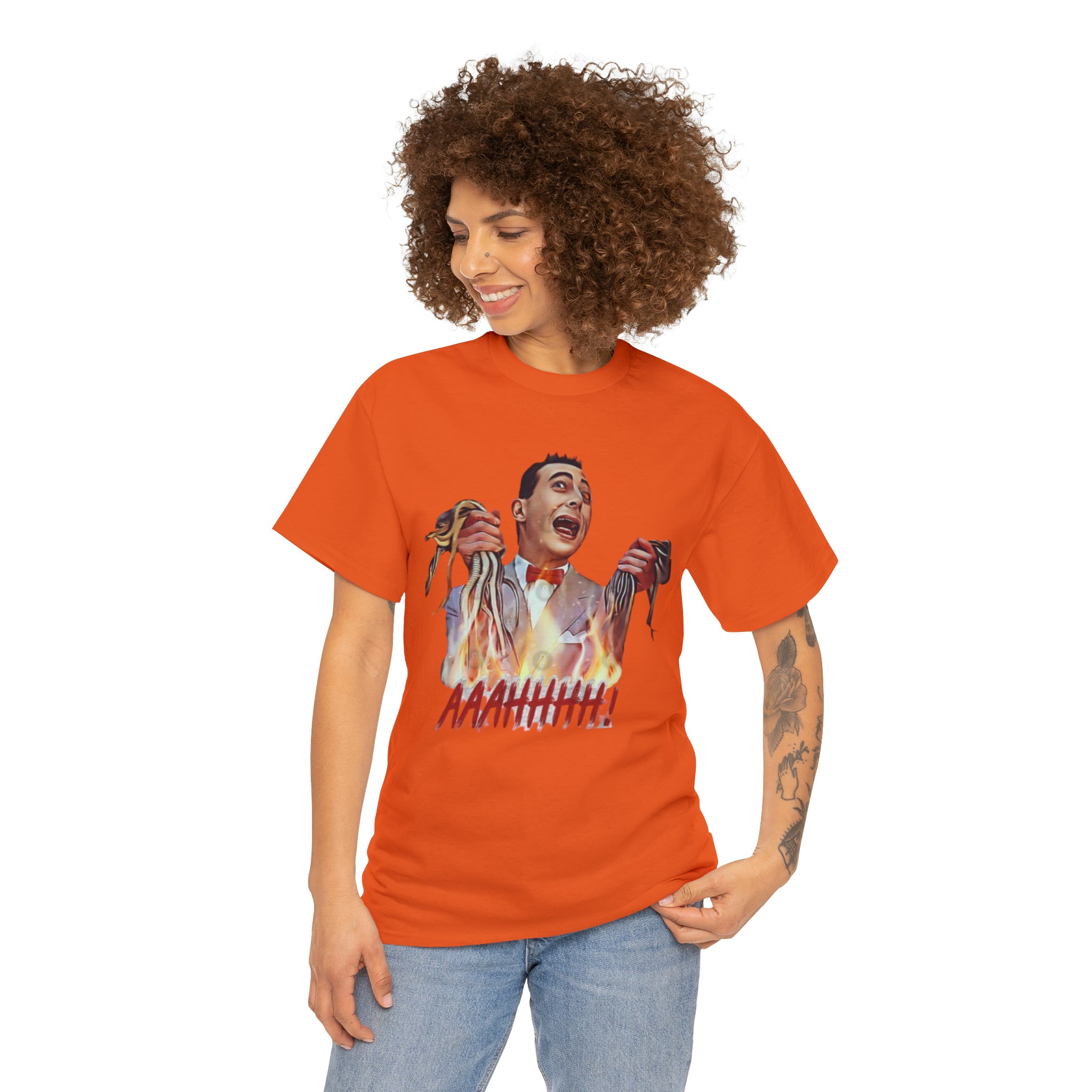 Pee Wee Herman-  Unisex Heavy Cotton T-Shirt - Creations by Chris and Carlos