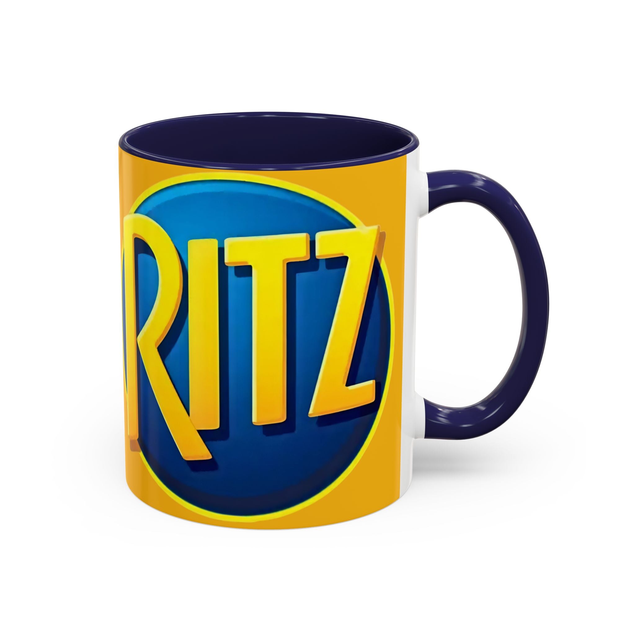 Ritz Logo Accent Coffee Mug — Branded Snack Lover Gift (11/15oz) - Creations by Chris and Carlos