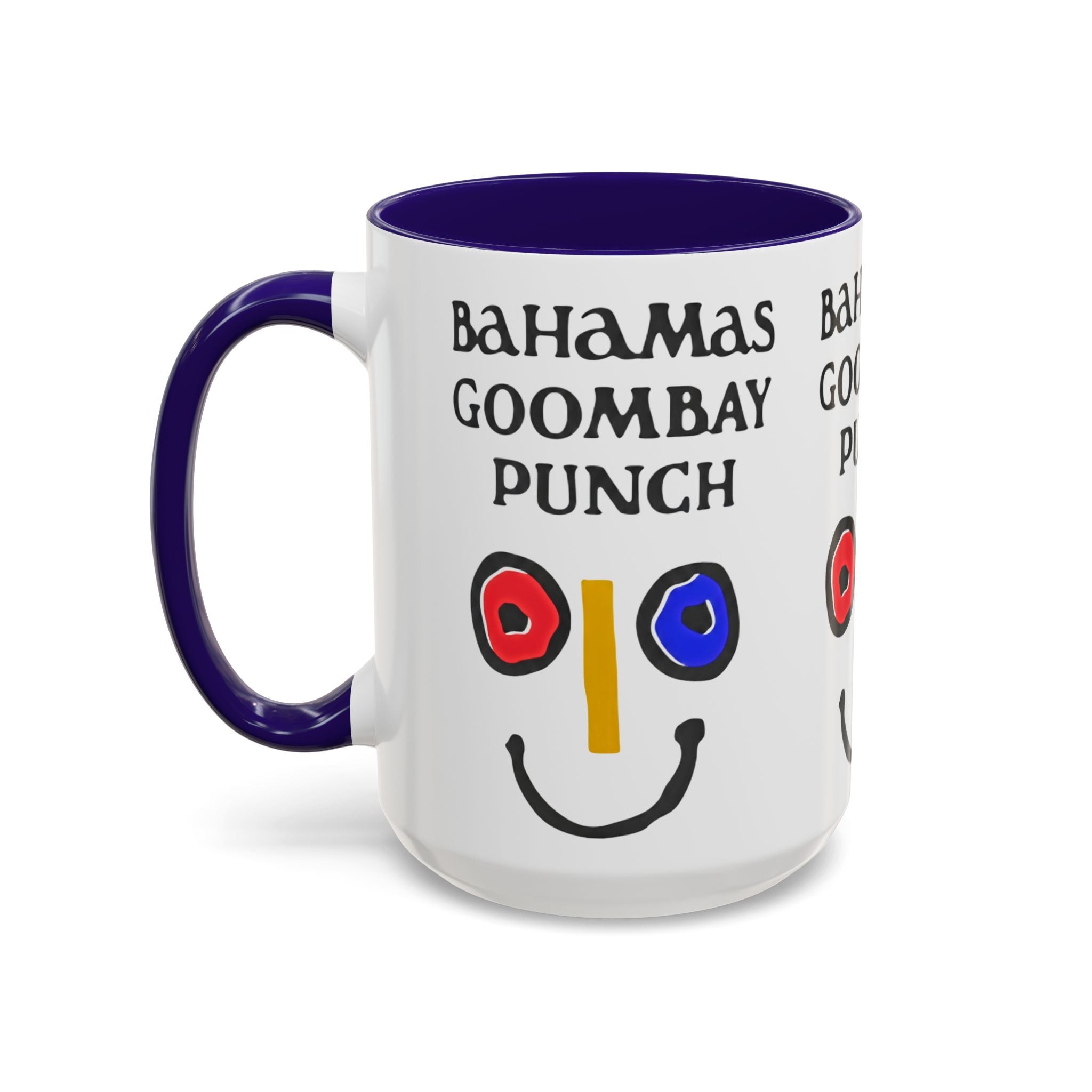 Bahamas Goombay Punch Mug — Colorful Caribbean Smile Coffee Cup (11oz, 15oz) - Creations by Chris and Carlos