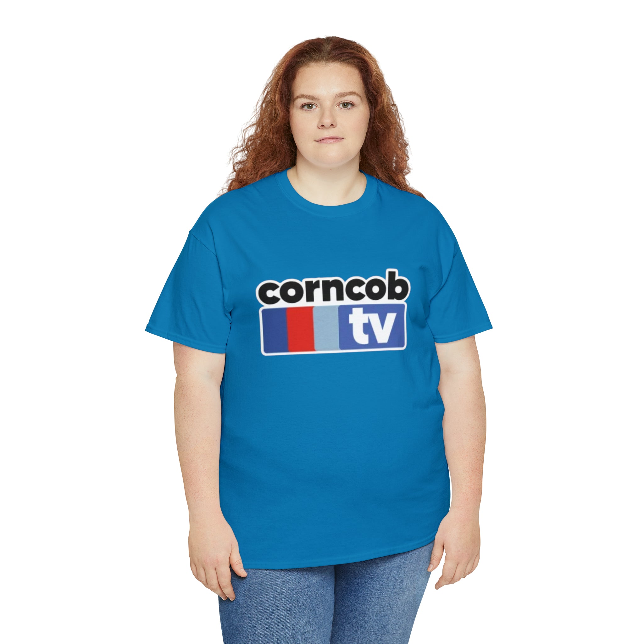 Corncob Tv- Unisex Heavy Cotton T-Shirt - Creations by Chris and Carlos