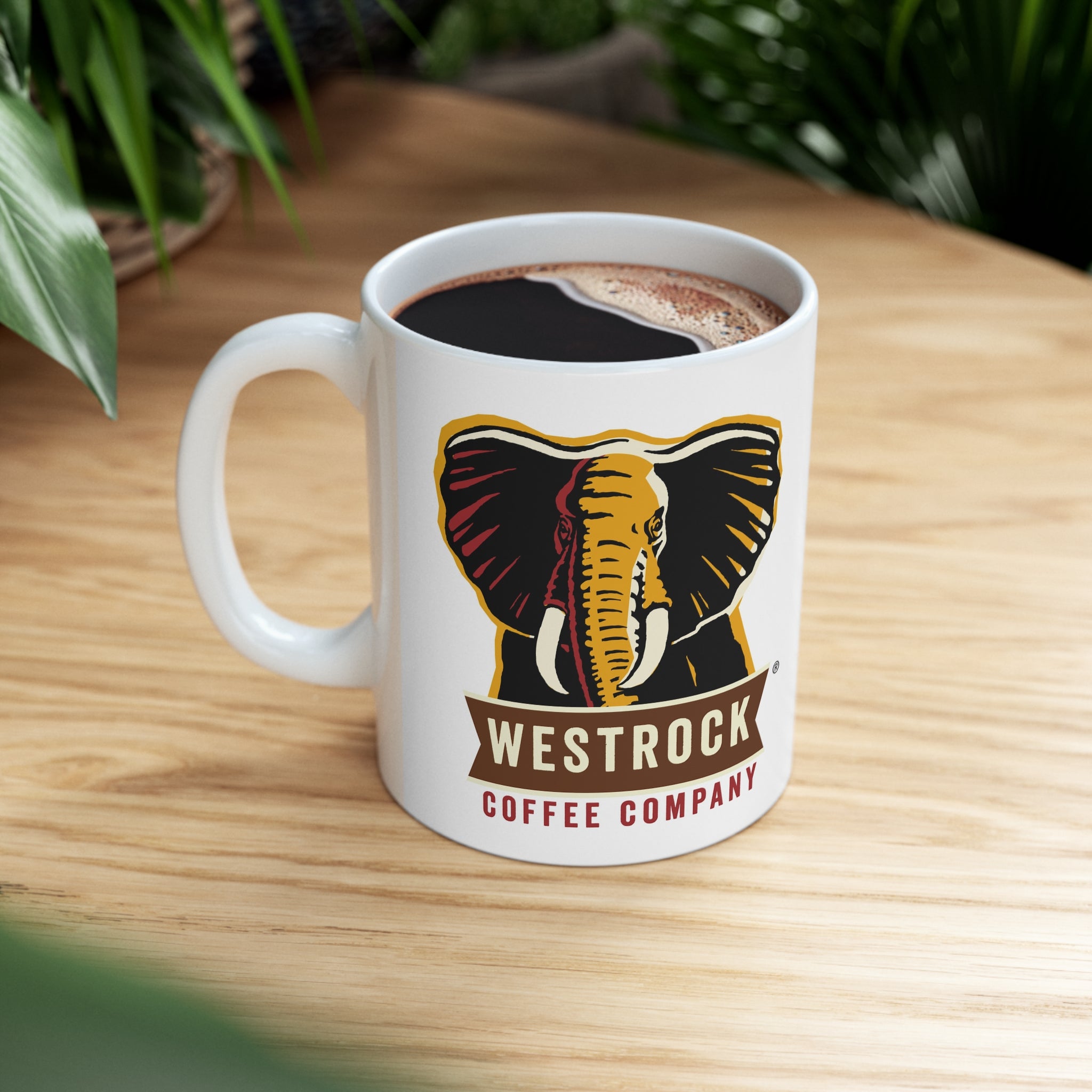 Westrock Coffee- White Ceramic Mug - Creations by Chris and Carlos
