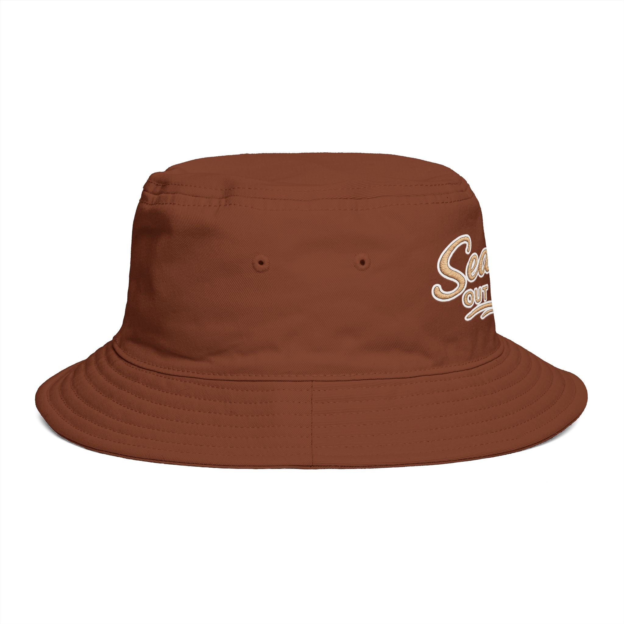 Sea You Out There Bucket Hat — Retro Coastal Embroidered Sun Hat - Creations by Chris and Carlos
