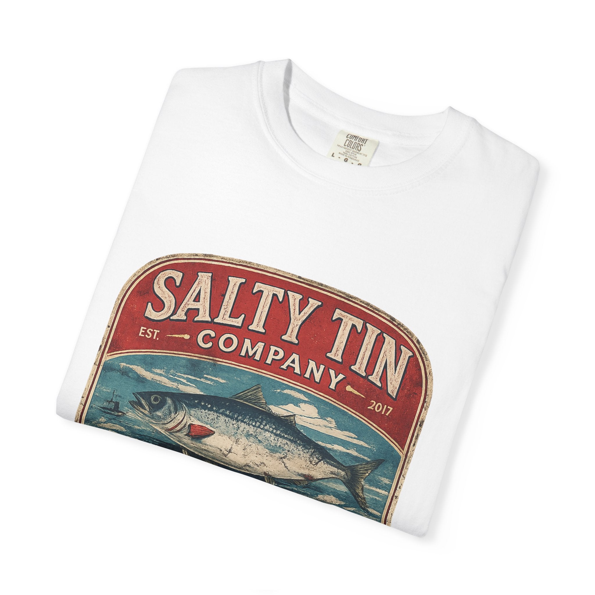 Vintage 'Salty Tin Company' Sardines T-Shirt - Creations by Chris and Carlos