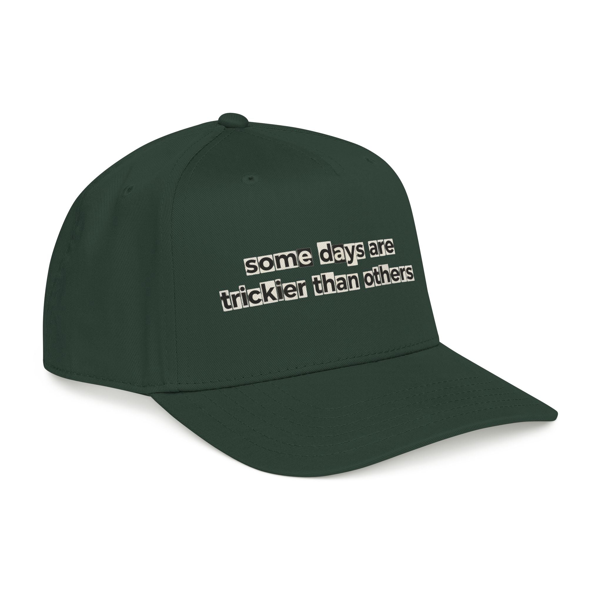 Baseball Cap — "Some Days Are Trickier Than Others" Patch - Creations by Chris and Carlos
