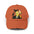Vintage-Inspired Distressed Cap with Iconic Alfred Hitchcock- The Bird Design, Casual Accessories, Unique Gift for Movie Lovers, Stylish Everyday Wear