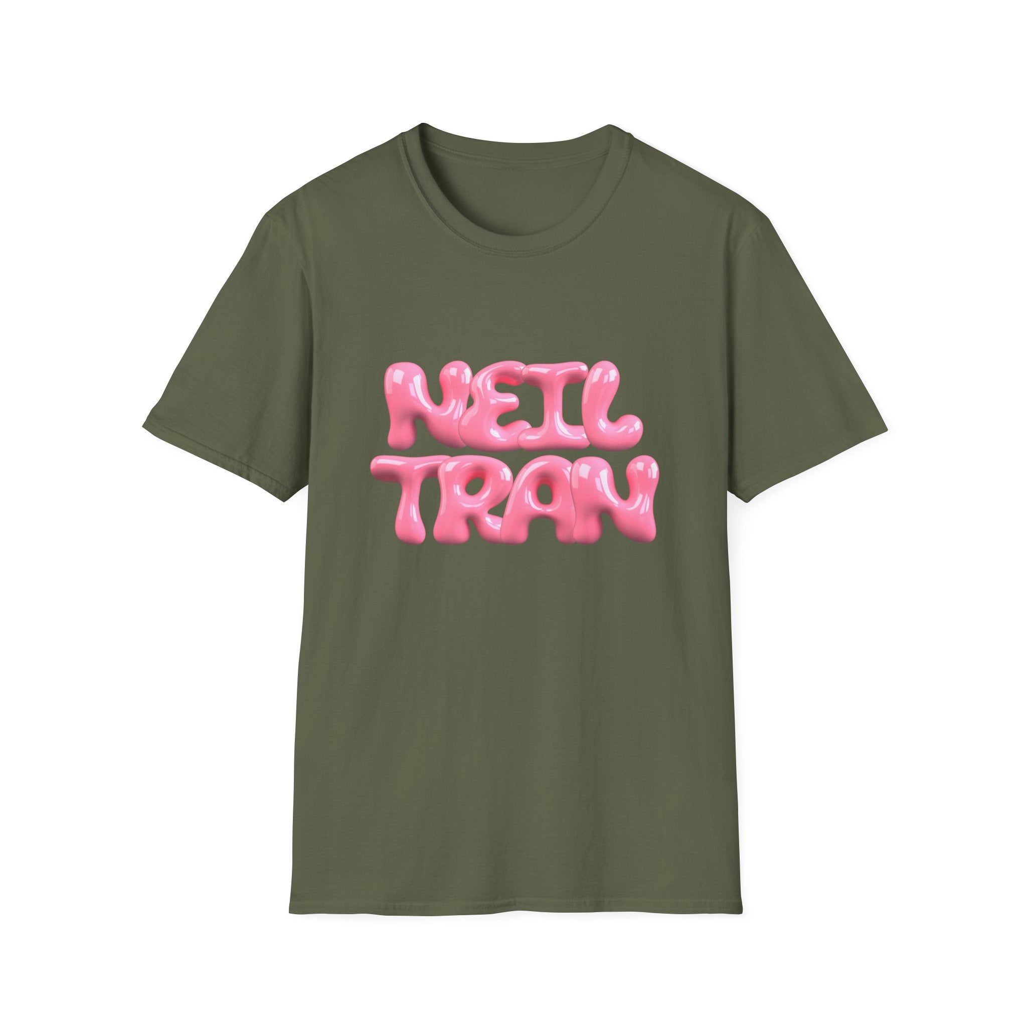 Neil Tran Pink Balloon Text T-Shirt - Creations by Chris and Carlos