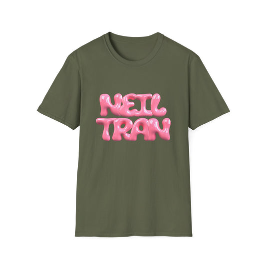 Neil Tran Pink Balloon Text T-Shirt - Creations by Chris and Carlos