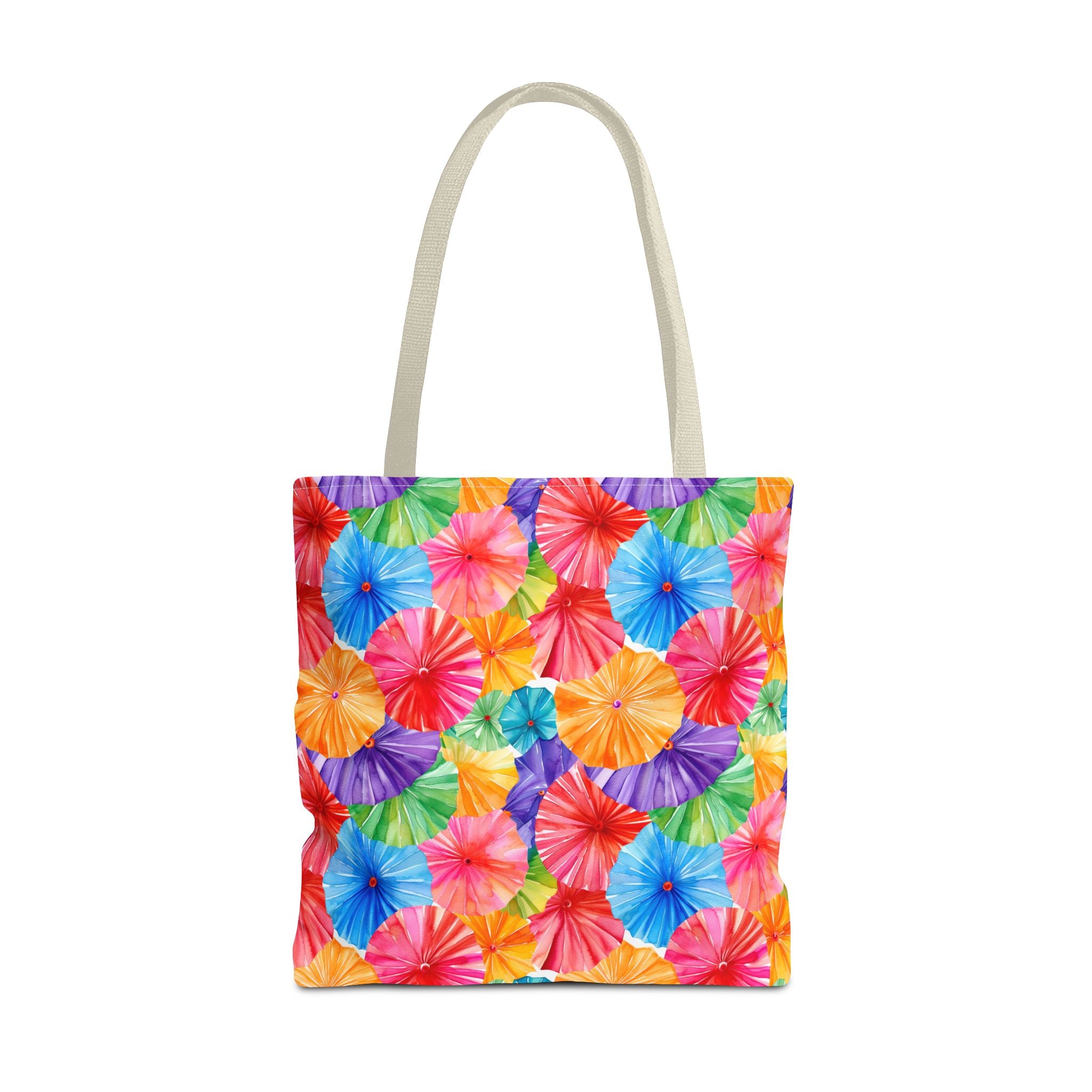 Sol y Alegría (Sun and Joy) Collection- Cactus Succulent Pattern Microfiber Blanket Soft Velveteen Throw for Home & Garden Lovers Colorful Paper Parasol Pattern Tote Bag — Vibrant Summer Beach Market Bag - Creations by Chris and Carlos