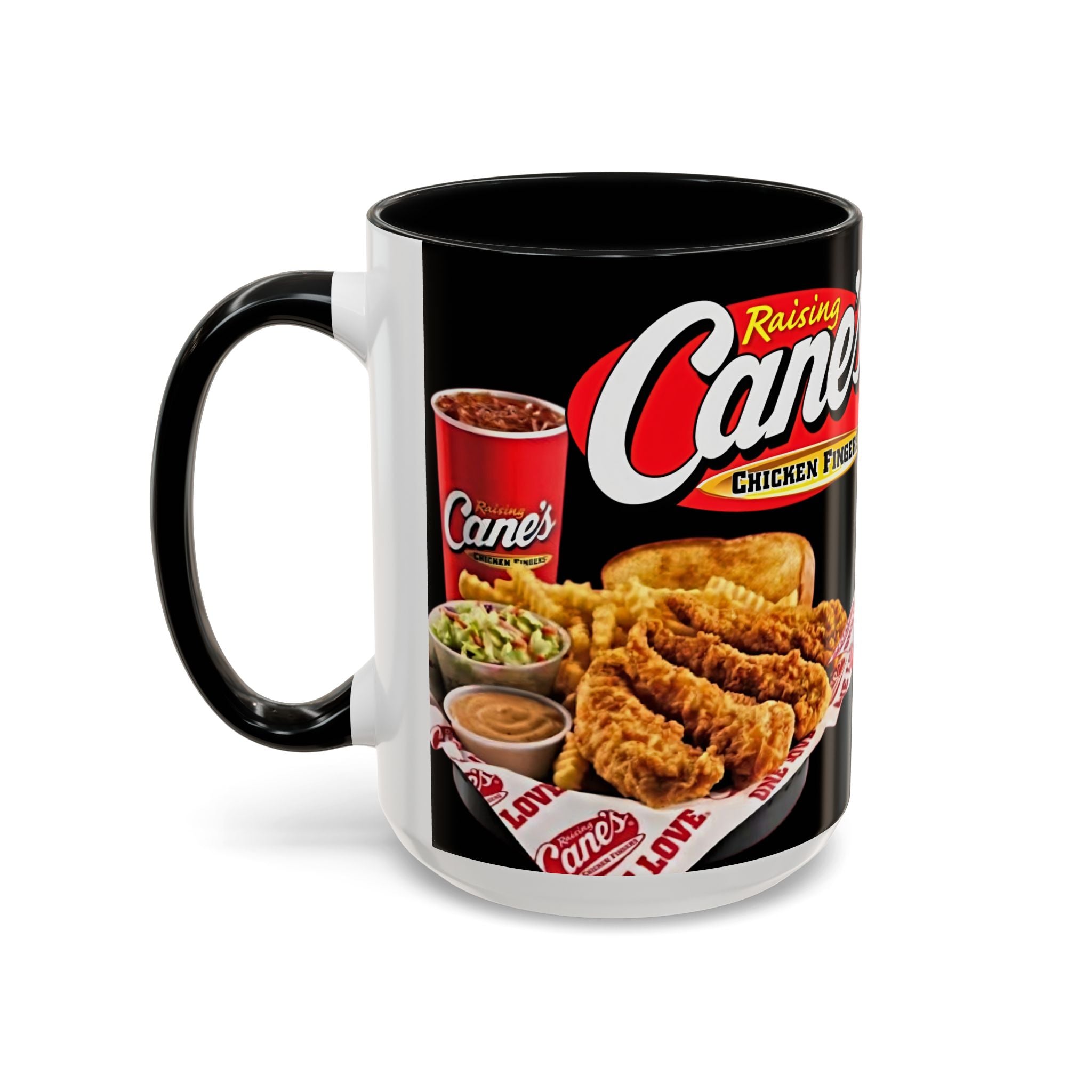 Raising Cane's Logo Coffee Mug – Chicken Fingers Fan Cup (11/15oz) - Creations by Chris and Carlos