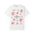 Mother's Day Floral T-Shirt - "Happy Mother's Day" Red Doodle Flowers