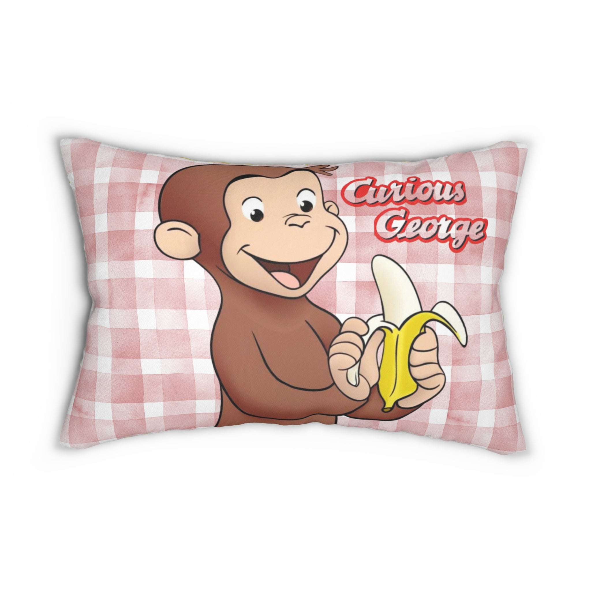 Curious George Banana Lumbar Pillow - Creations by Chris and Carlos