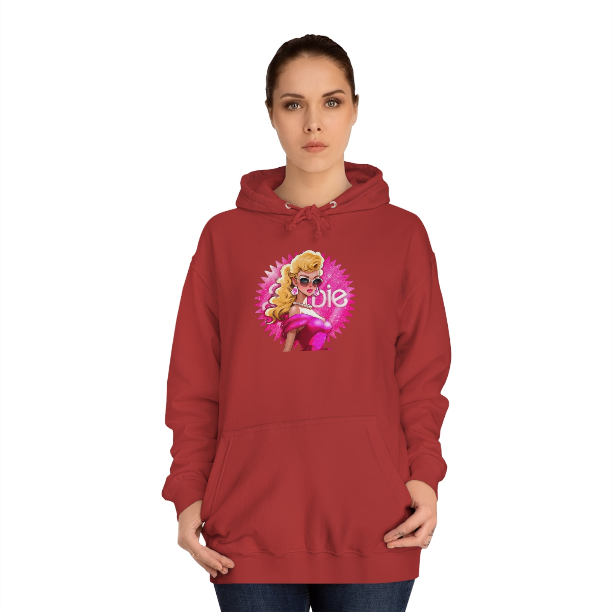 Barbie- Unisex College Hoodie - Creations by Chris and Carlos