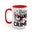 Runs on Wine and True Crime- Accent Mugs