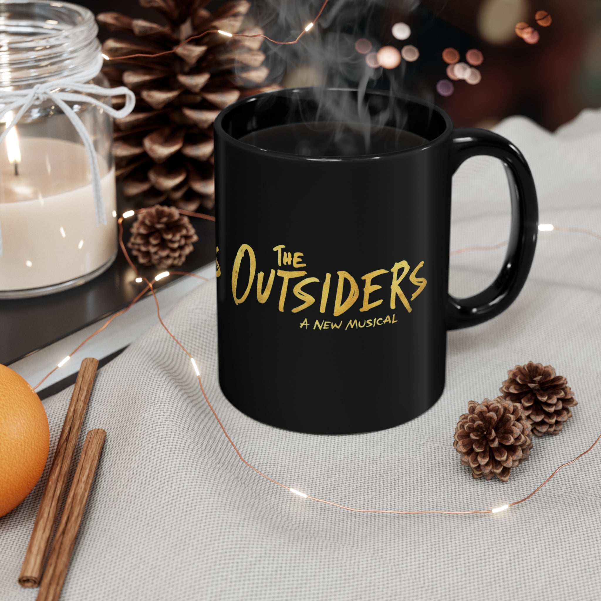 The Outsiders The Musical- 11oz Black Mug - Creations by Chris and Carlos