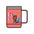 Dunkin Iced Coffee Iced Boys- Coffee Mug Tumbler, 15oz