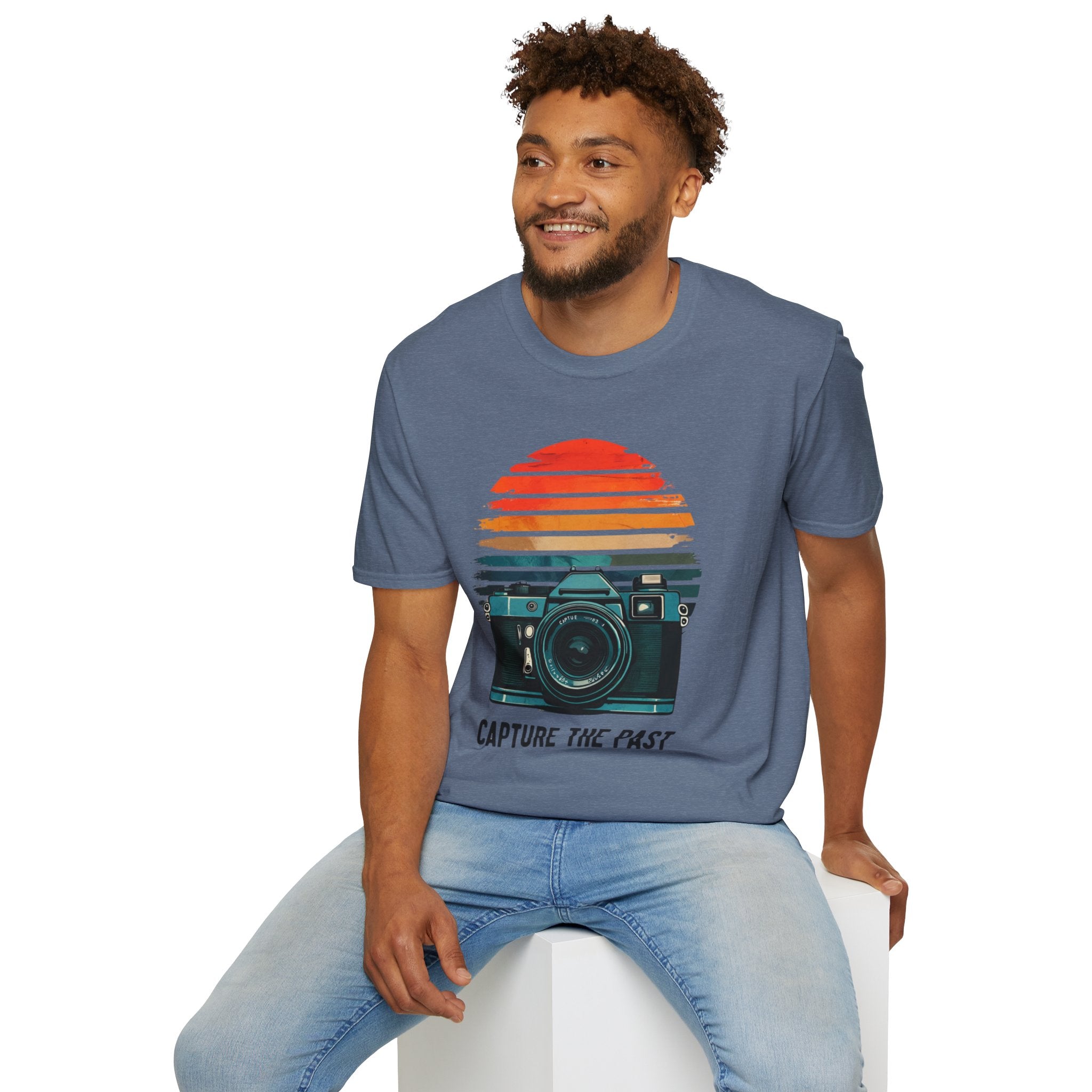 Capture The Past Camera T-Shirt — Vintage Retro Photography Tee - Creations by Chris and Carlos