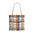 The Tailgate Crew- Stylish Plaid Tote Bag, Trendy Beach Bag, Reusable Shopping Tote
