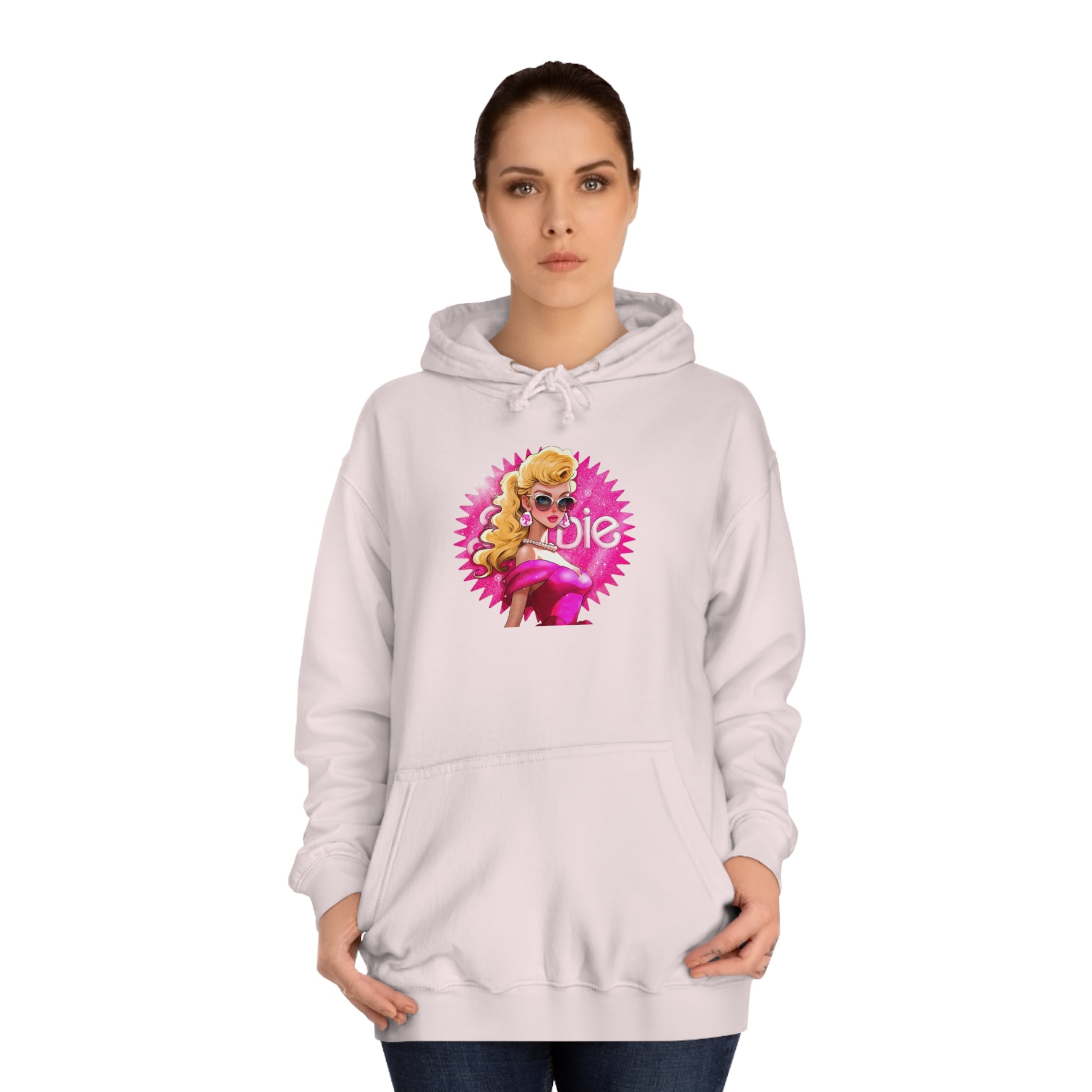 Barbie- Unisex College Hoodie - Creations by Chris and Carlos