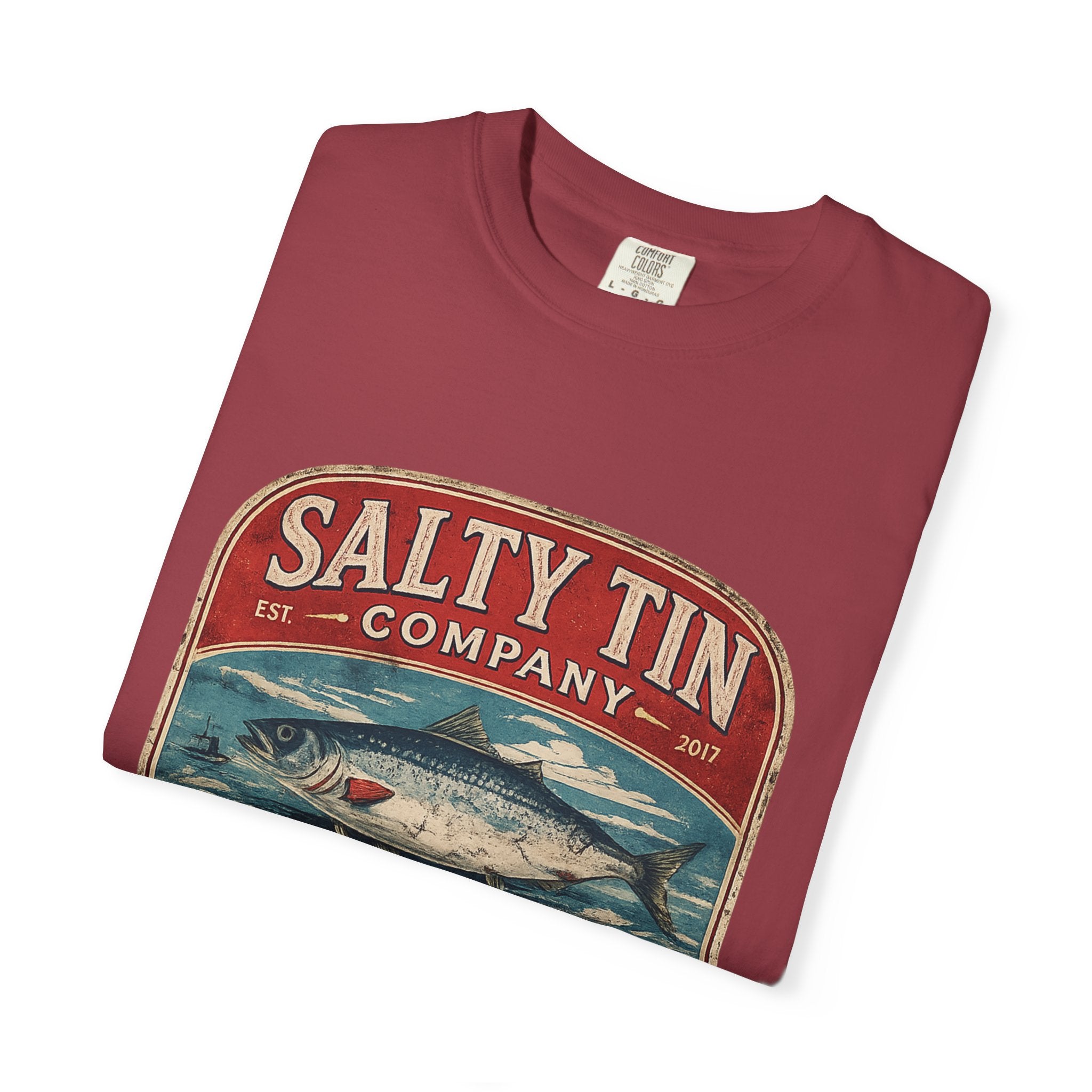 Vintage 'Salty Tin Company' Sardines T-Shirt - Creations by Chris and Carlos