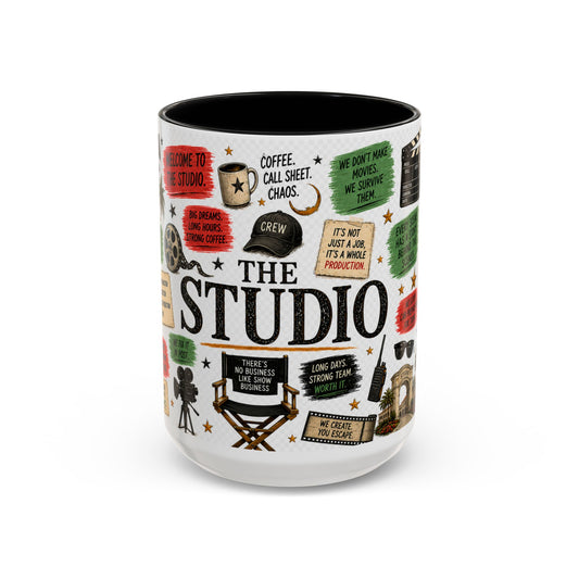 The Studio Accent Coffee Mug — Filmmaker Movie Set Quotes 11oz/15oz - Creations by Chris and Carlos