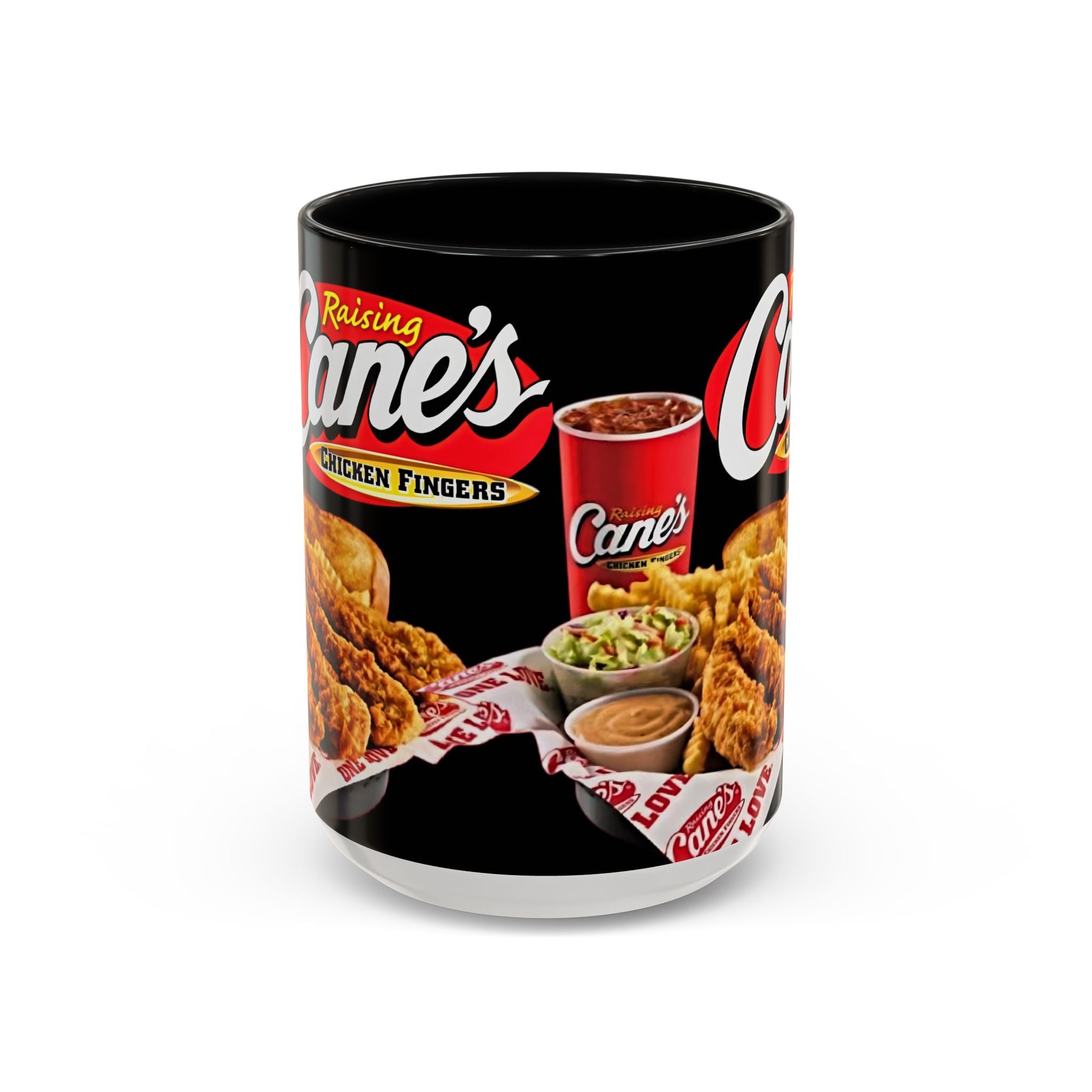 Raising Cane's Logo Coffee Mug – Chicken Fingers Fan Cup (11/15oz) - Creations by Chris and Carlos