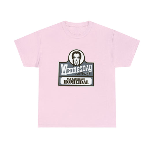 Wednesday- Wendys Unisex Heavy Cotton T-Shirt - Creations by Chris and Carlos
