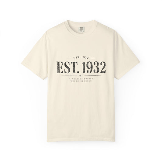 EST. 1932 Vintage Established Year T-Shirt — Retro Heritage Tee - Creations by Chris and Carlos
