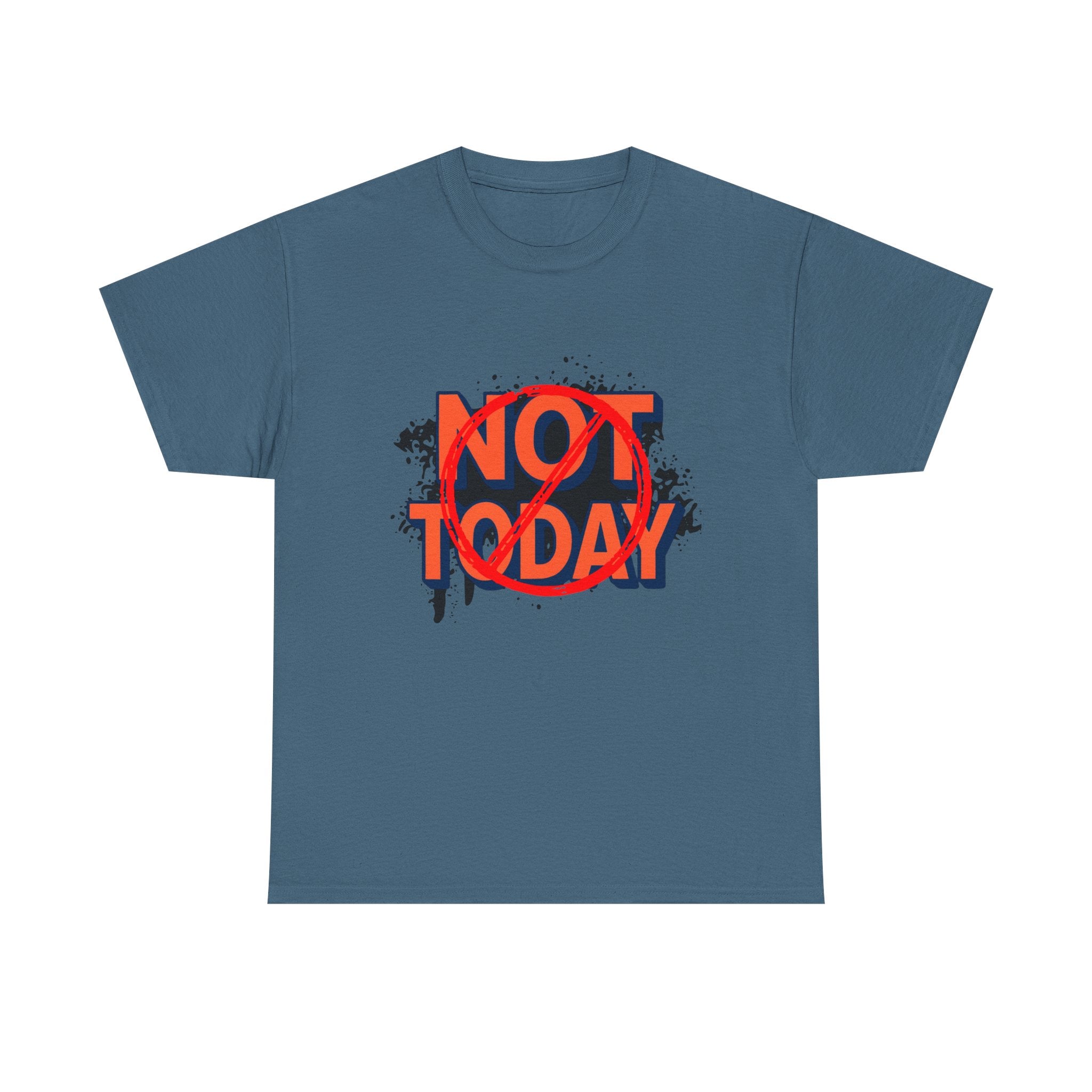 Not Today Graphic Tee — Bold Red Streetwear T‑Shirt - Creations by Chris and Carlos