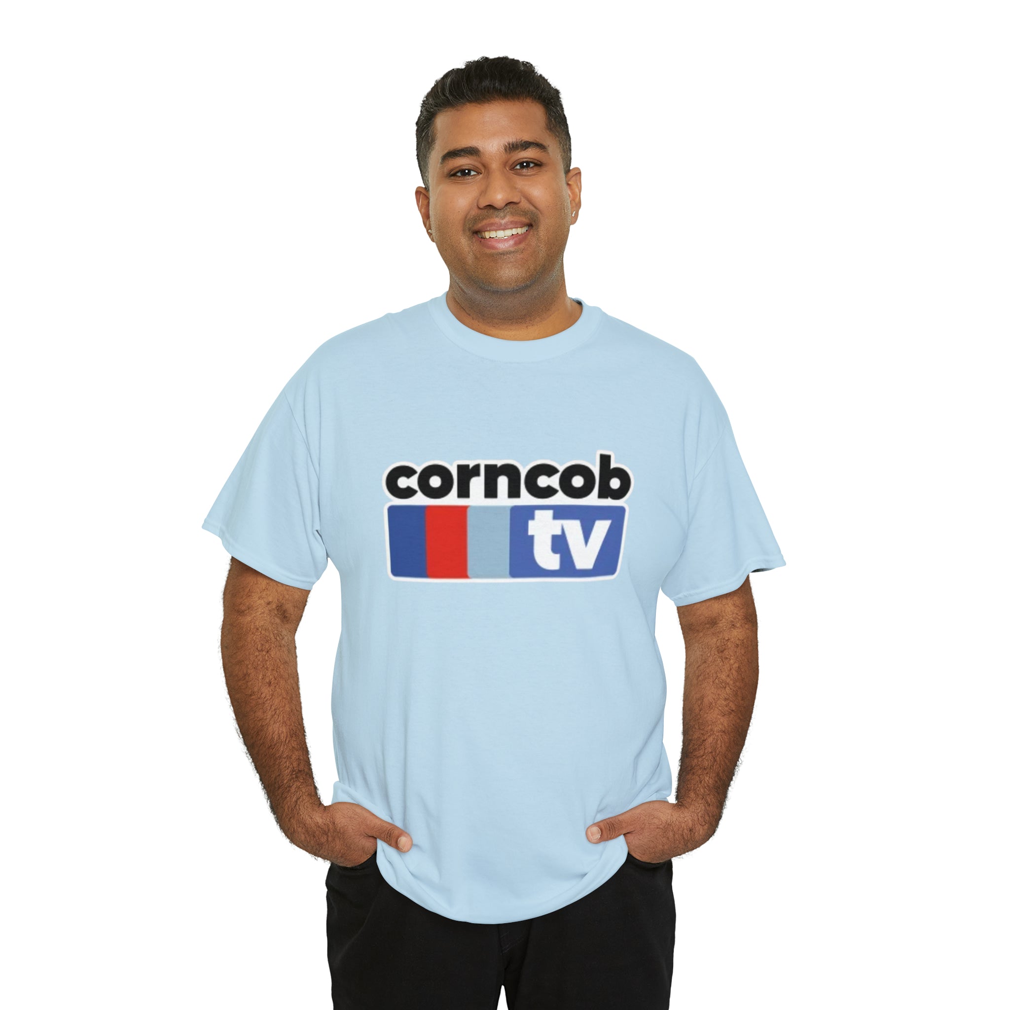 Corncob Tv- Unisex Heavy Cotton T-Shirt - Creations by Chris and Carlos