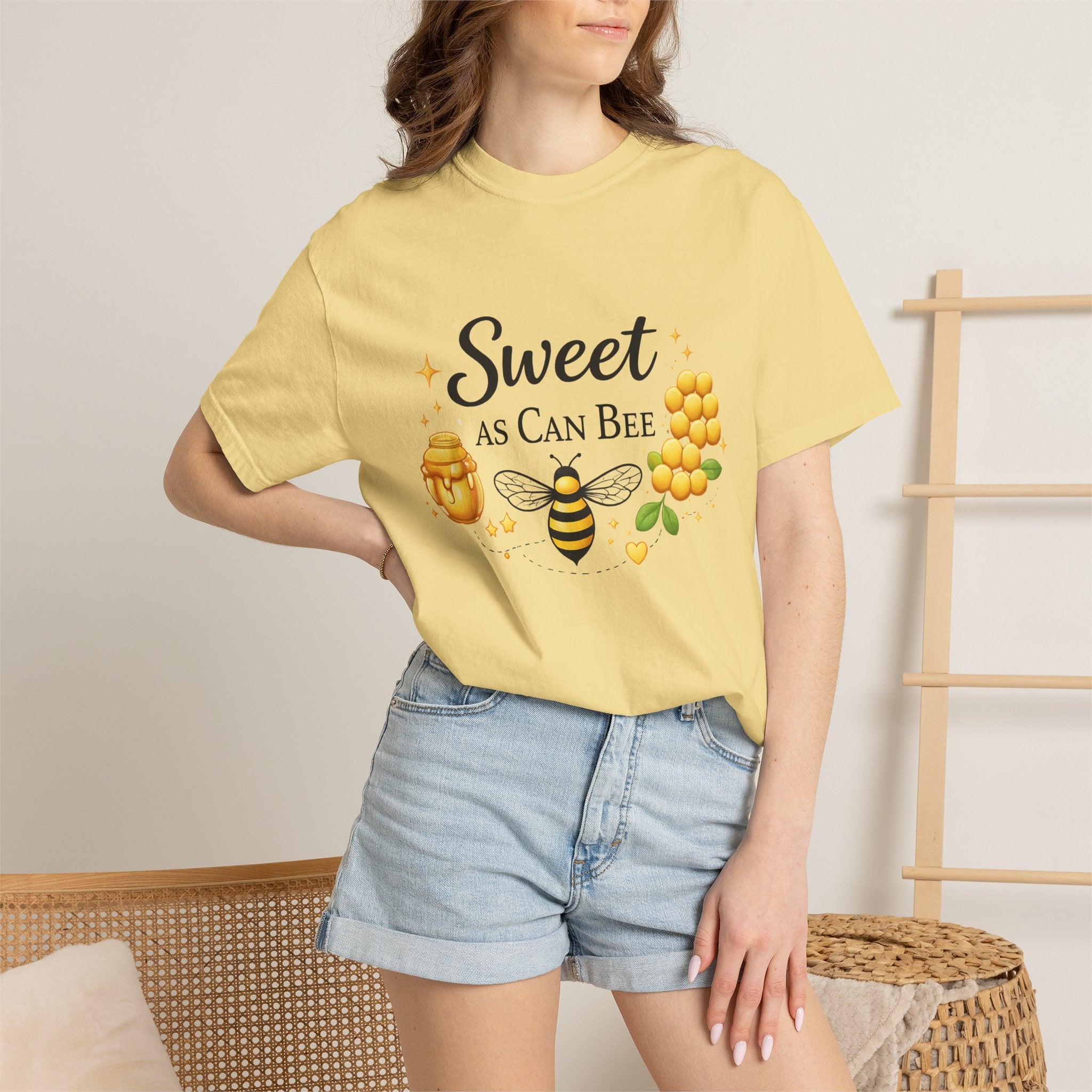 Sweet As Can Bee T-Shirt — Cute Bee & Honey Graphic Tee - Creations by Chris and Carlos