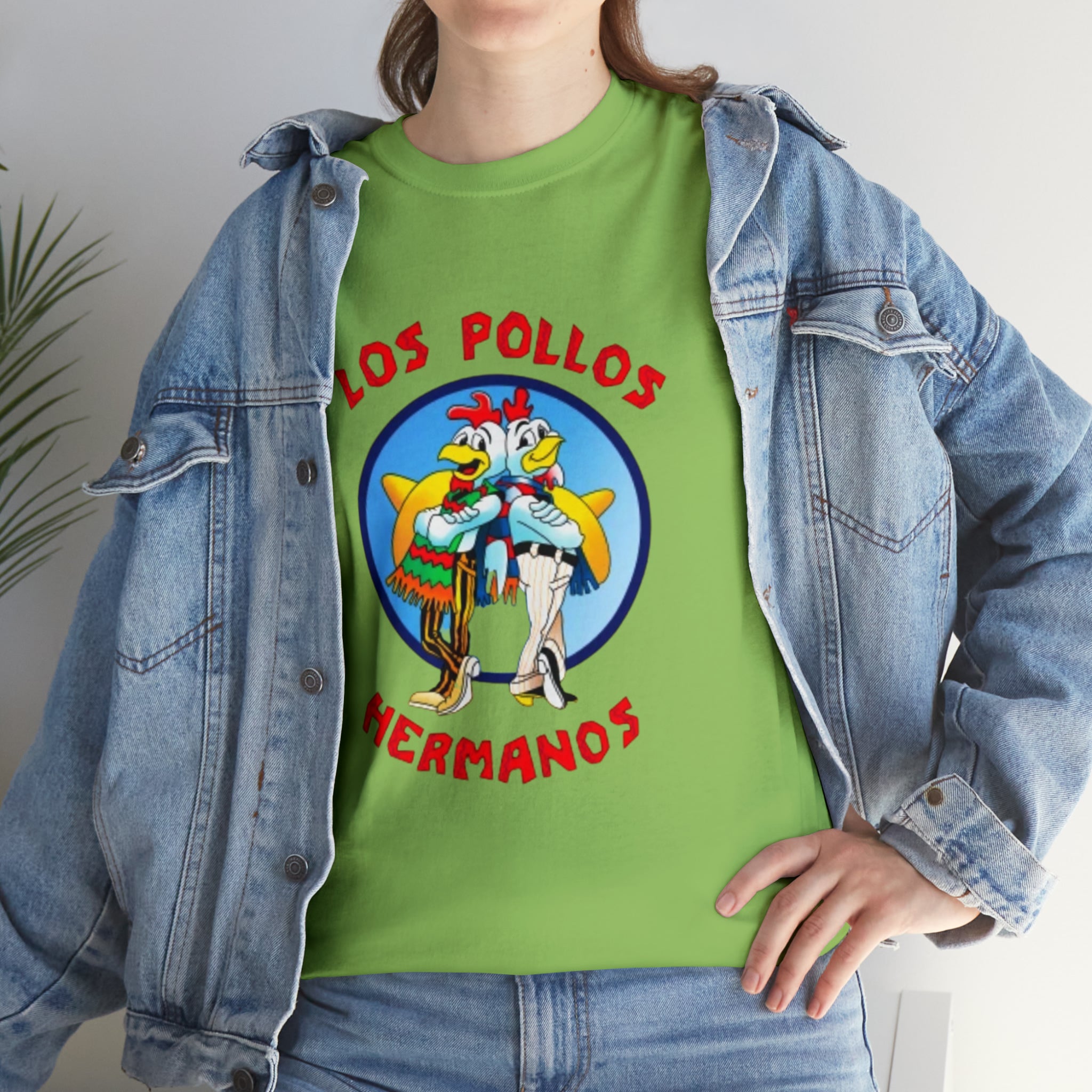 Pollos- Unisex Heavy Cotton T-Shirt - Creations by Chris and Carlos