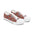 Floral Mosaic Women's Low Top Sneakers — Red Boho Pattern Casual Shoes