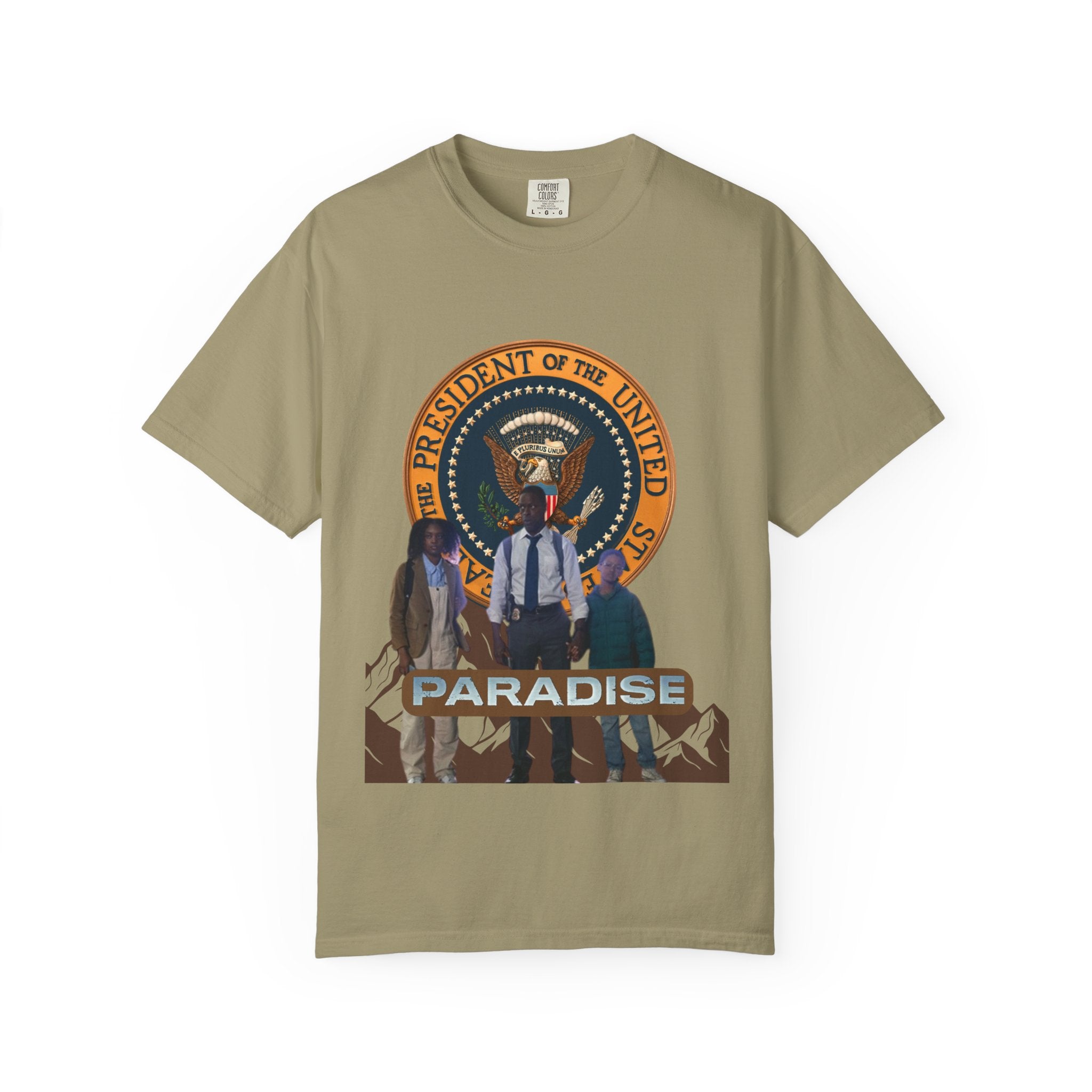 Paradise Presidential Seal Graphic T-Shirt - Creations by Chris and Carlos