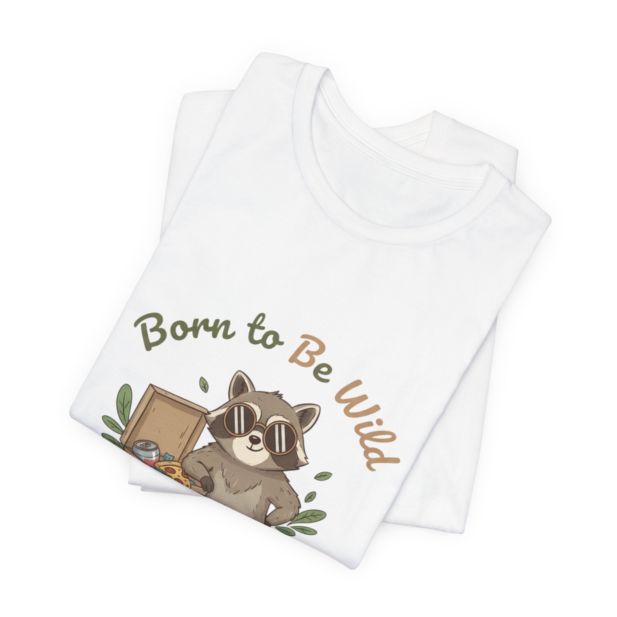 Trash Panda Raccoon Doodle Tee | goofy critter, possum art - Creations by Chris and Carlos