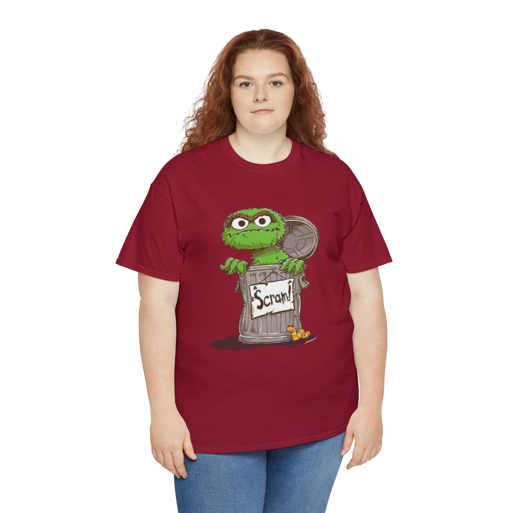 Oscar the Grouch- Unisex Heavy Cotton T-Shirt - Creations by Chris and Carlos