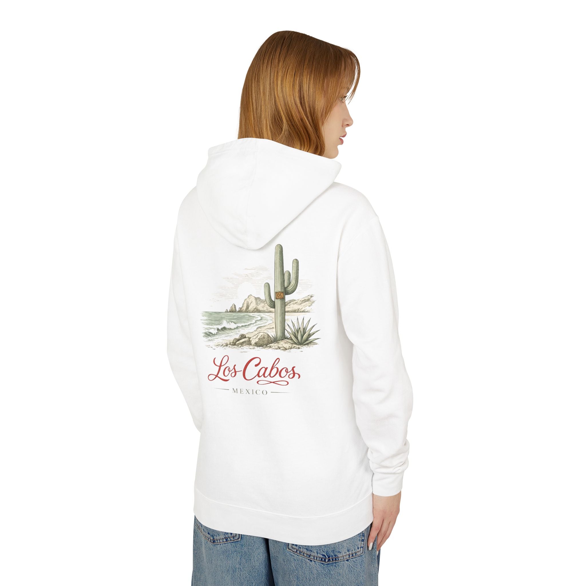 Los Cabos Desert Graphic Hoodie — Lightweight Travel Pullover - Creations by Chris and Carlos