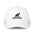 Elephant Logo Dad Cap – Embroidered Classic White Baseball Hat - Creations by Chris and Carlos