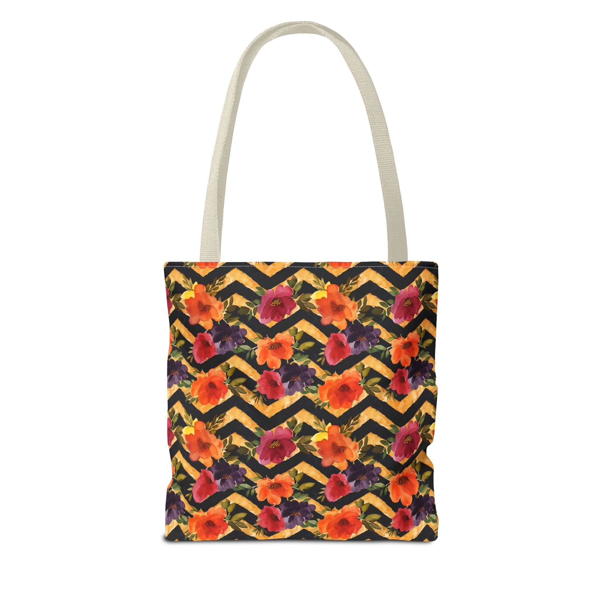 Sol y Alegría (Sun and Joy) Collection- Cactus Succulent Pattern Microfiber Blanket Soft Velveteen Throw for Home & Garden Lovers Floral Chevron Tote Bag — Bright Orange & Pink All-Over-Print Beach Shopper - Creations by Chris and Carlos