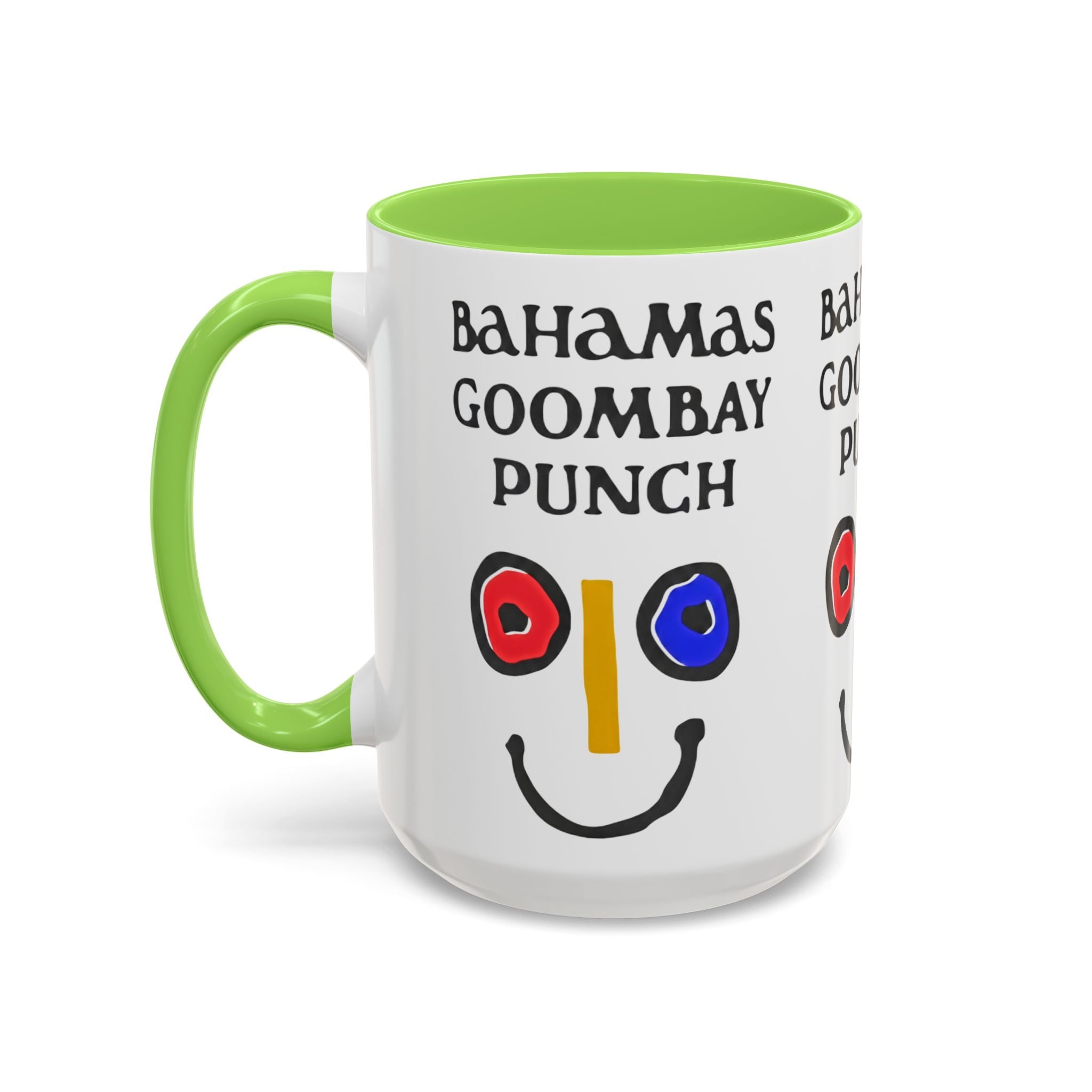 Bahamas Goombay Punch Mug — Colorful Caribbean Smile Coffee Cup (11oz, 15oz) - Creations by Chris and Carlos