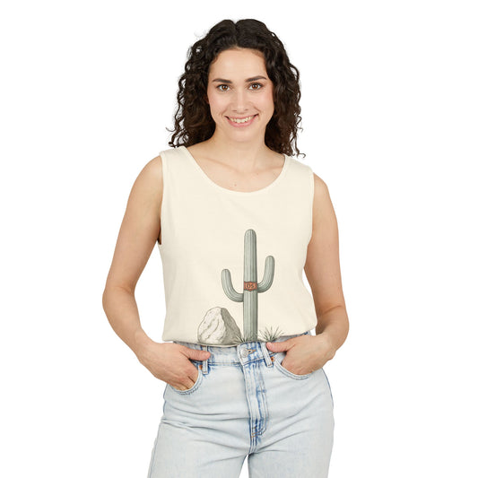 Los Cabos Cactus Tank Top — Desert Travel Graphic Tank - Creations by Chris and Carlos