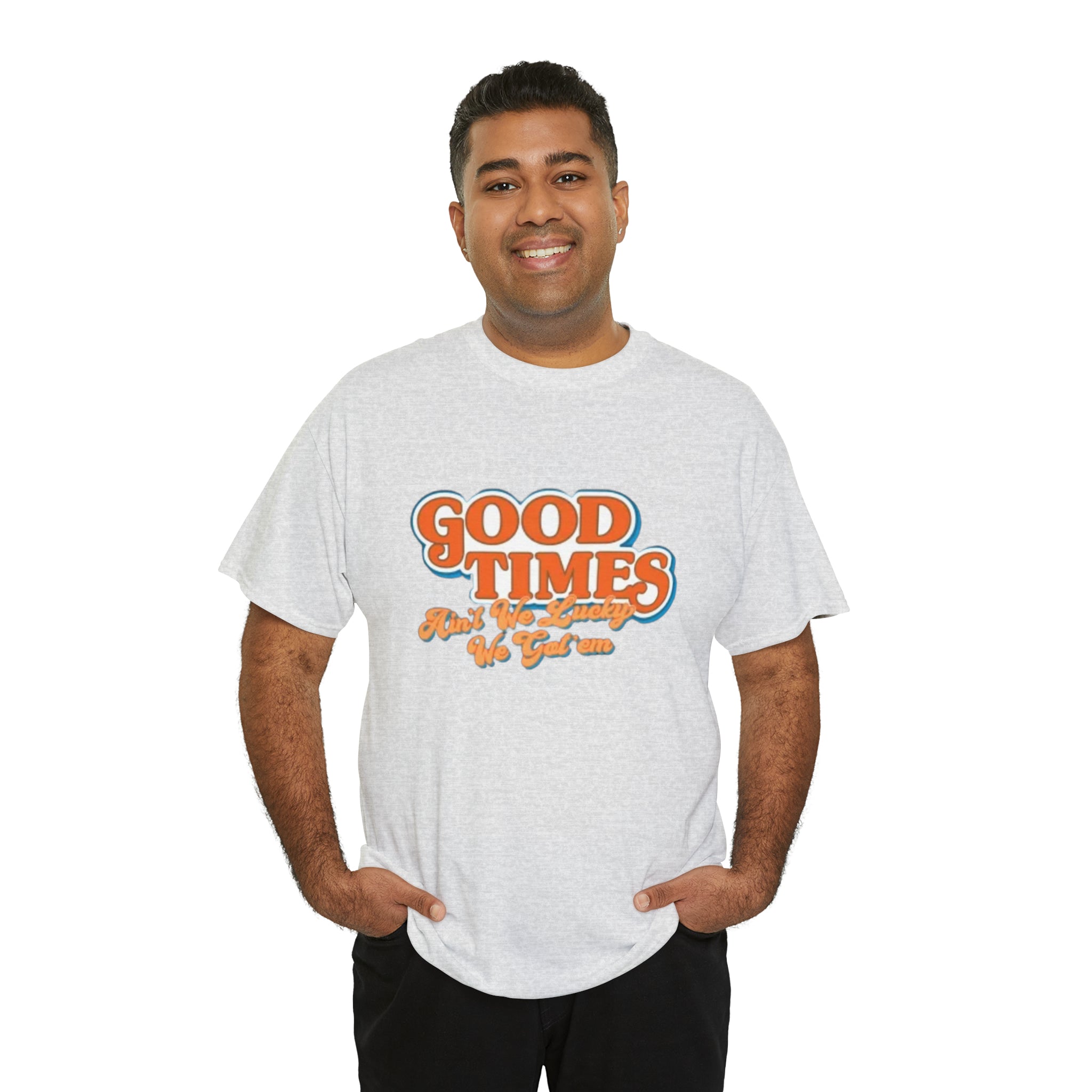 Good Times 70's TV Show- Unisex Heavy Cotton T-Shirt - Creations by Chris and Carlos