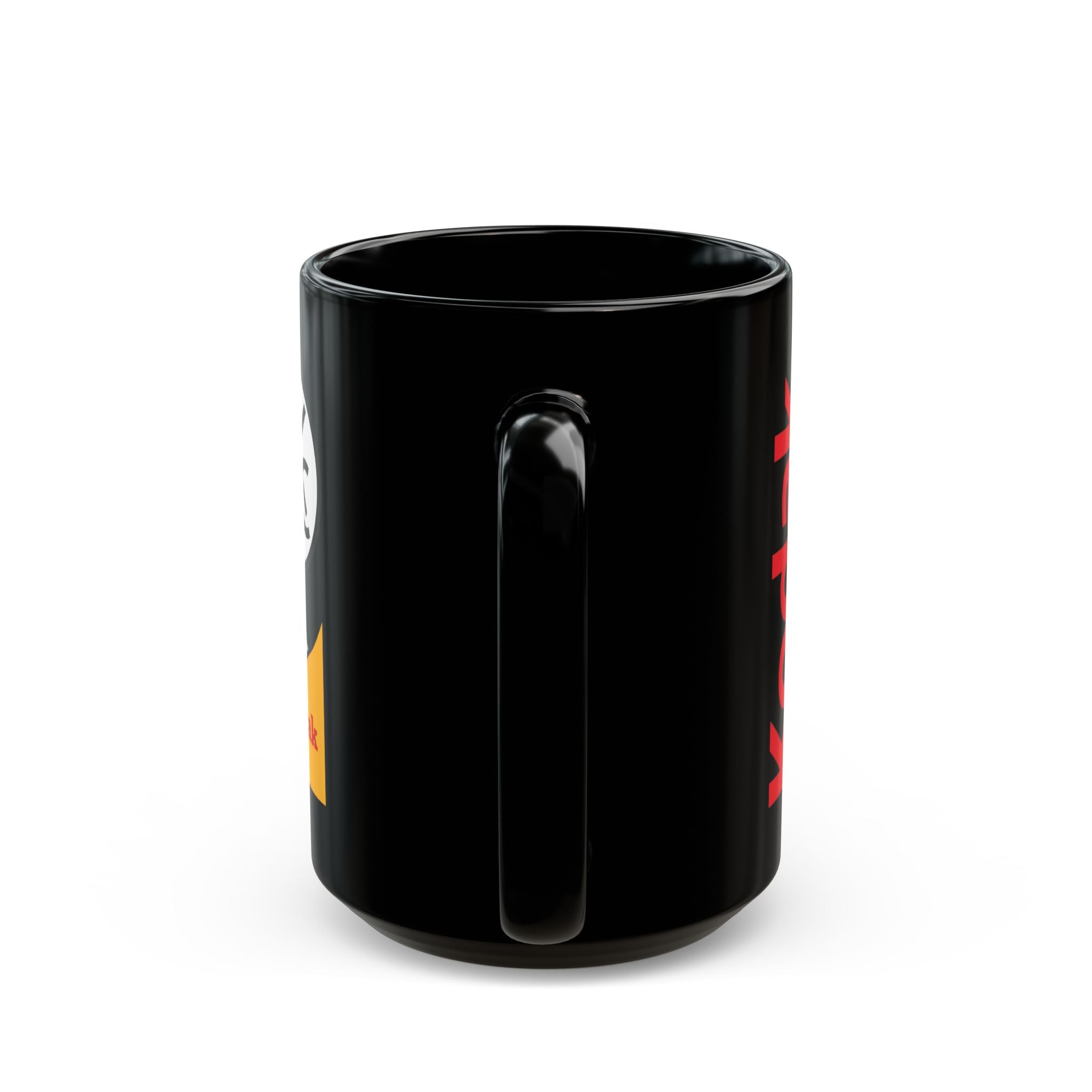 Kodak Logo Black Coffee Mug — Retro Film Photography Gift (11oz/15oz) - Creations by Chris and Carlos