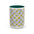 Lemon Blossom Ceramic Mug — Blue Floral Citrus Pattern (11oz & 15oz)