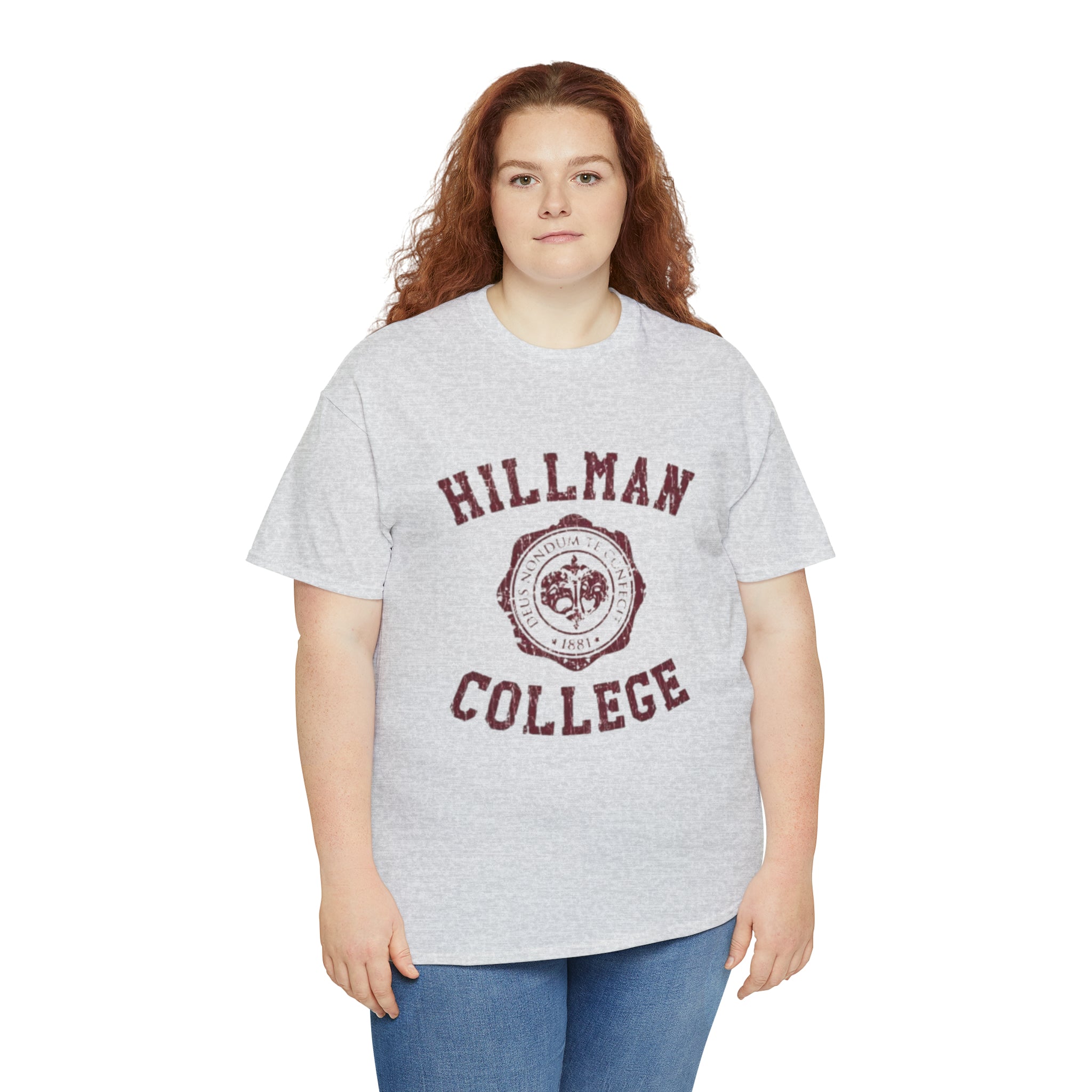 Hillman College- Unisex Heavy Cotton T-Shirt - Creations by Chris and Carlos