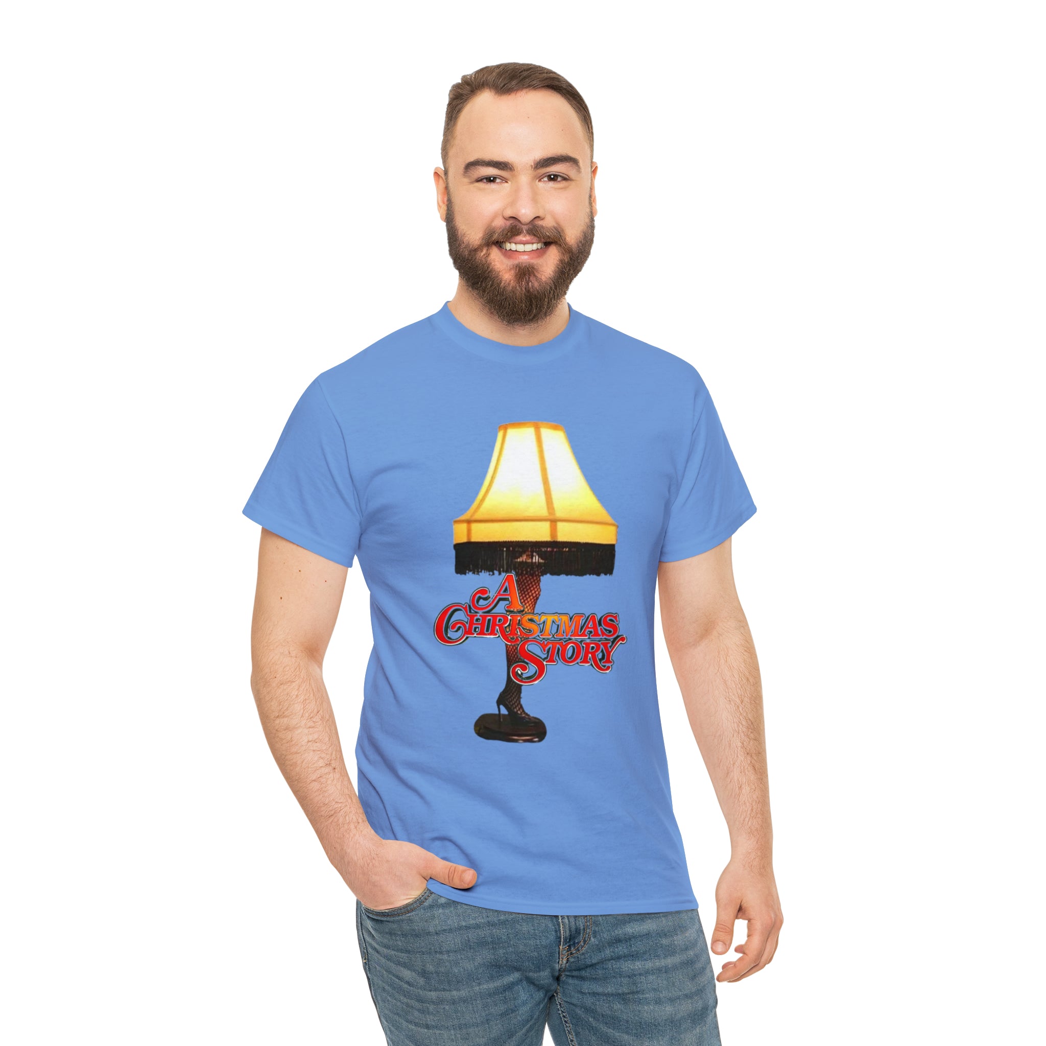 A Christmas Story- Leg Lamp Unisex Heavy Cotton T-Shirt - Creations by Chris and Carlos