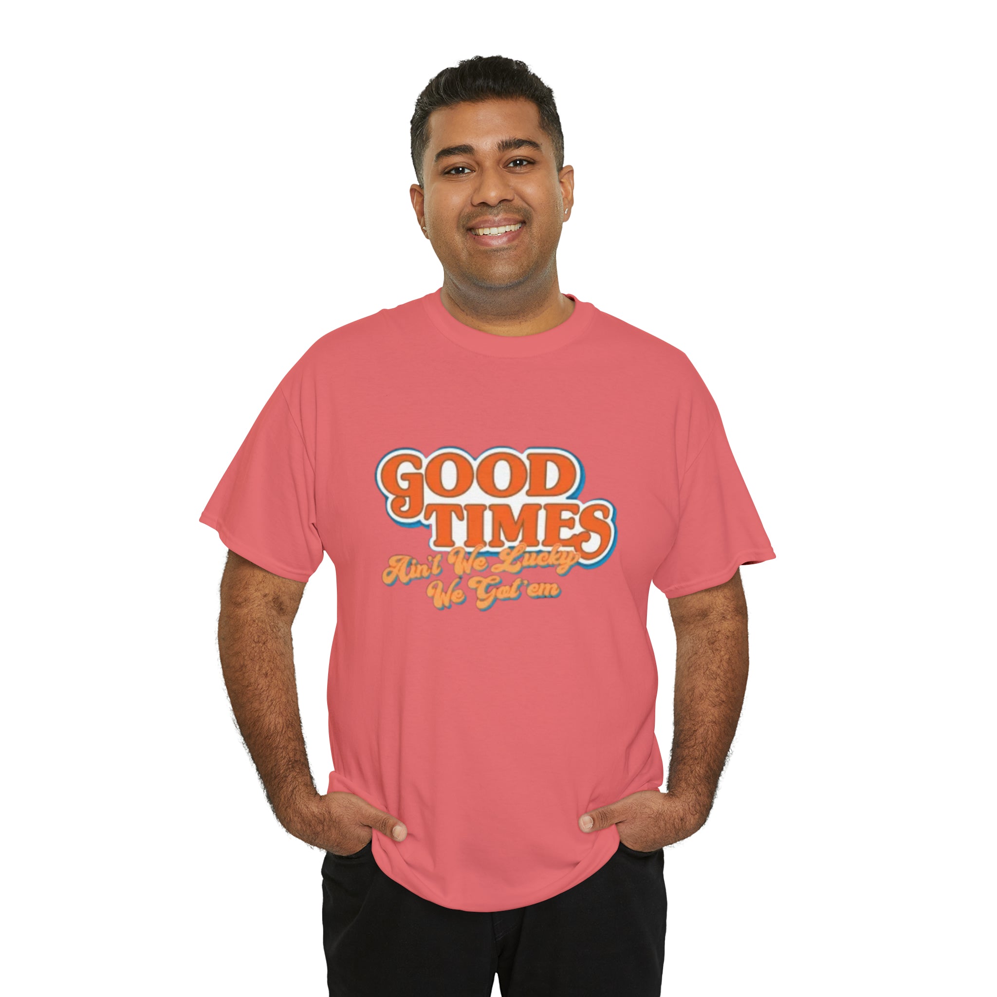 Good Times 70's TV Show- Unisex Heavy Cotton T-Shirt - Creations by Chris and Carlos